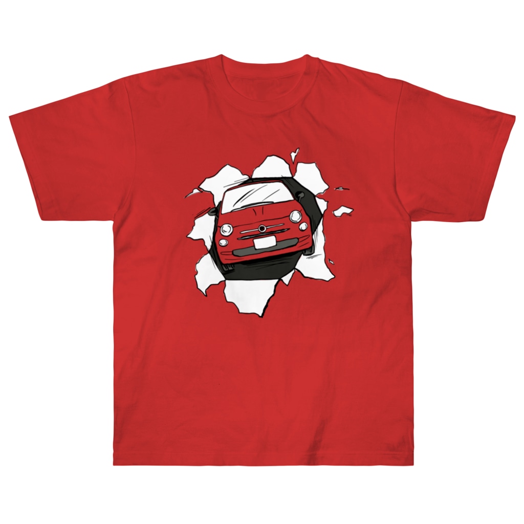 pandaticsのとびだすくるま！500！ Heavyweight T-Shirt