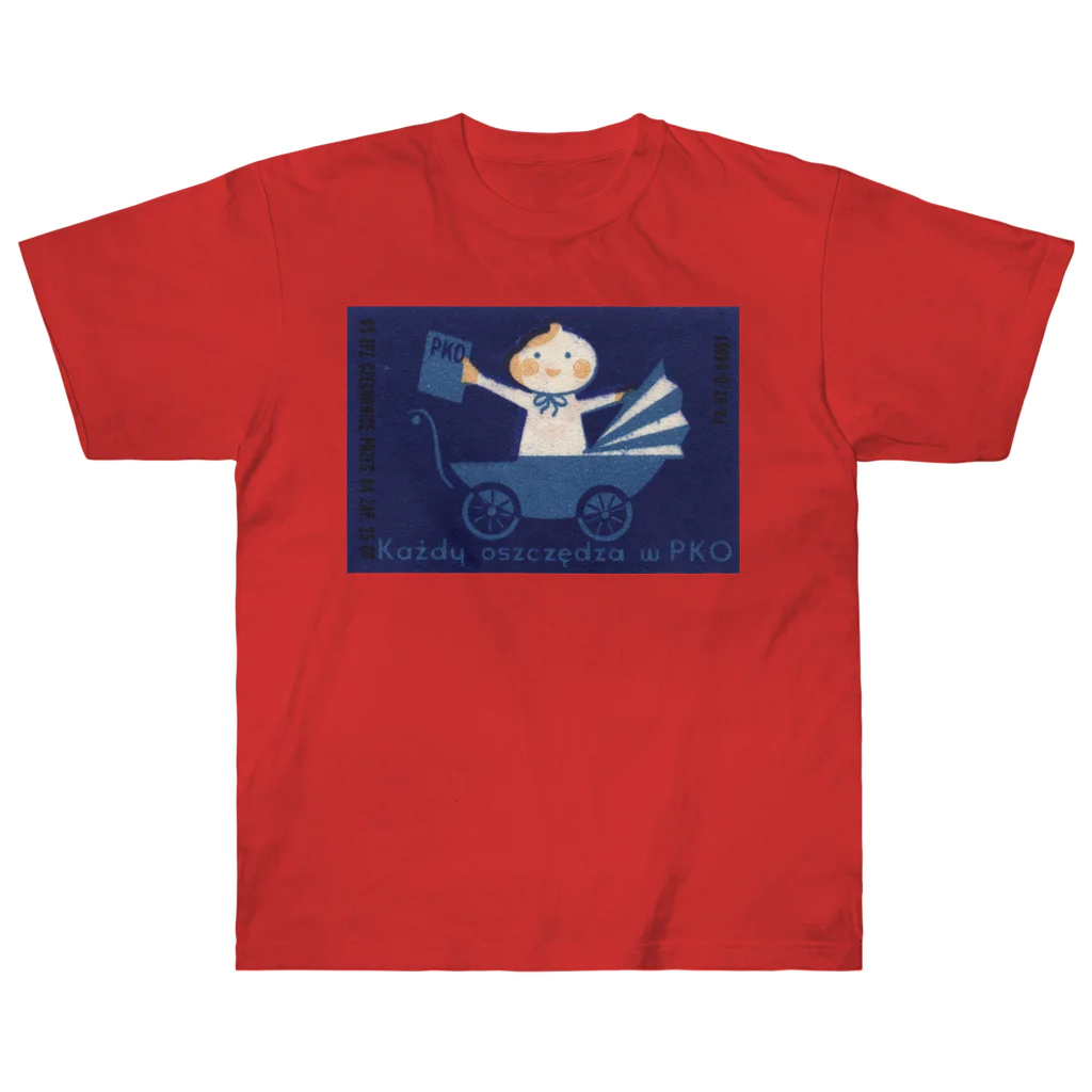 YS VINTAGE WORKSのポーランド　青い赤ちゃん　ブルーベイビー Heavyweight T-Shirt