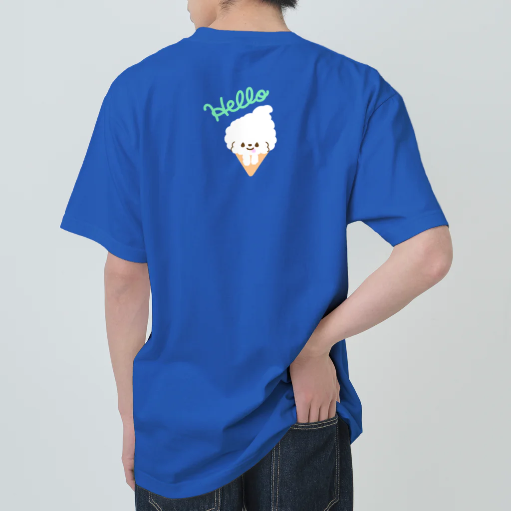 chiiis-chiiisのビションフリーゼ　フワモコちゃん Heavyweight T-Shirt