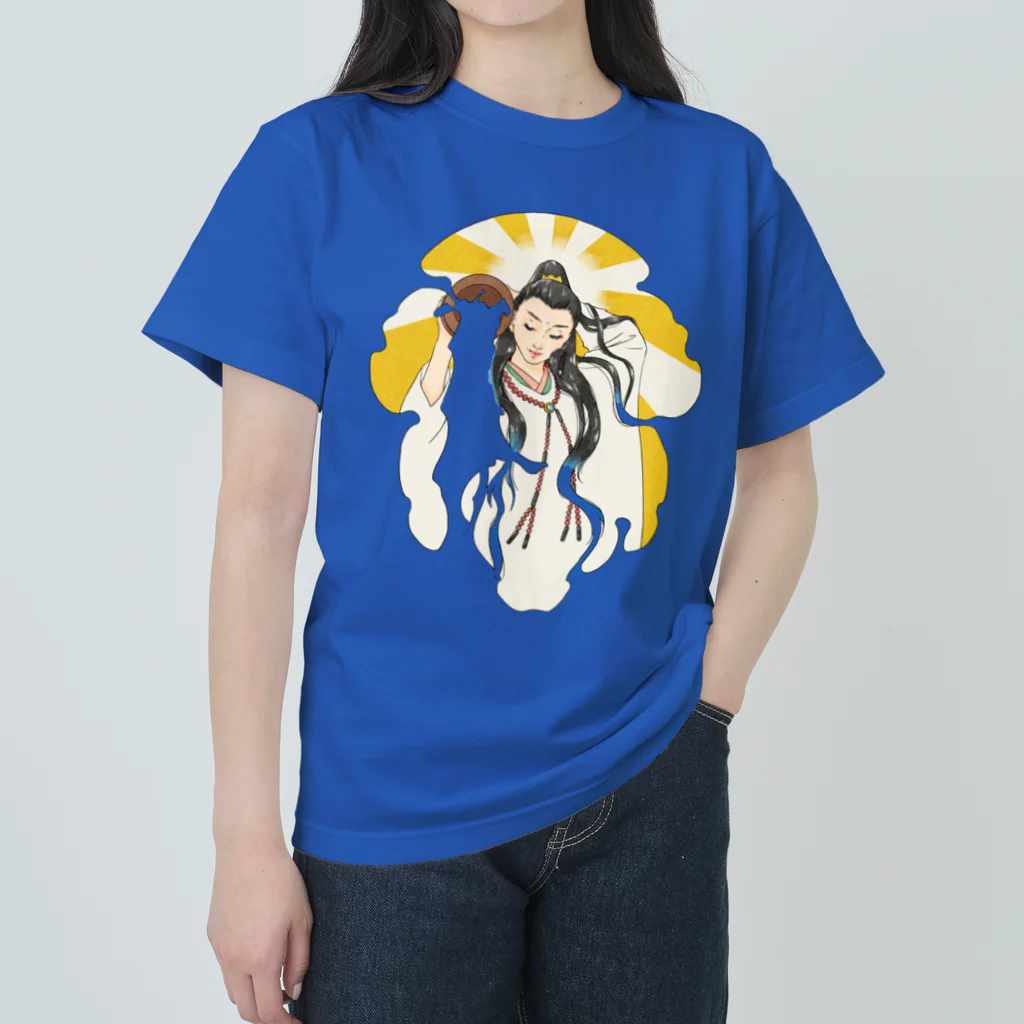 7_nanaの水神 ヘビーウェイトTシャツ