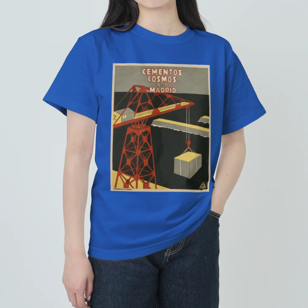 YS VINTAGE WORKSのスペイン・マドリード　1926年　クレーン Heavyweight T-Shirt