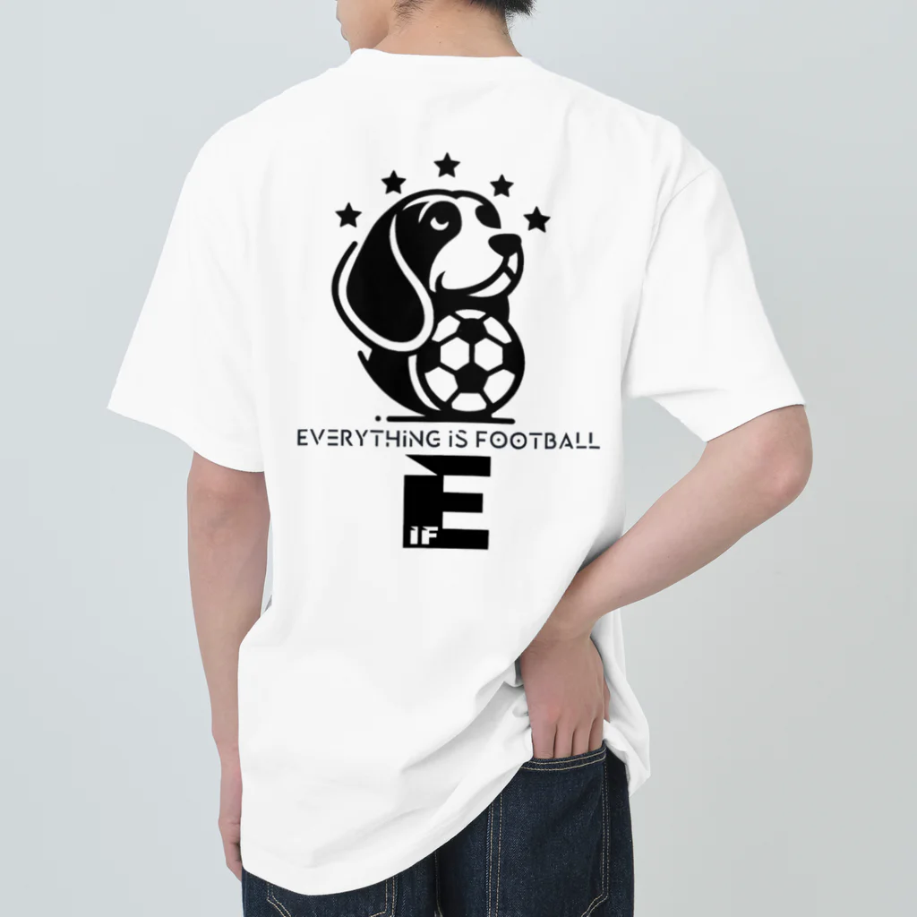 EiFのEiF Tシャツ 背面ビッグロゴ ヘビーウェイトTシャツ