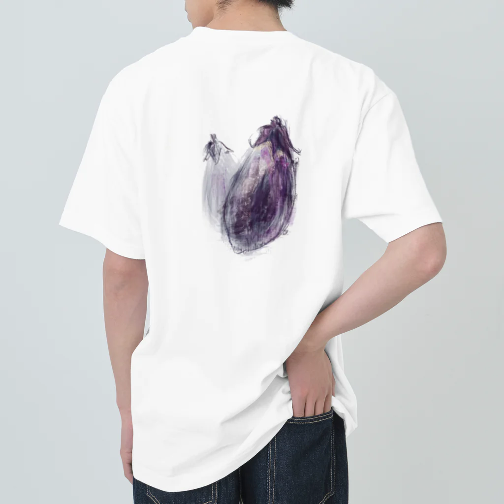 akane_art（茜音工房）のベジタブルT（ナス） ヘビーウェイトTシャツ