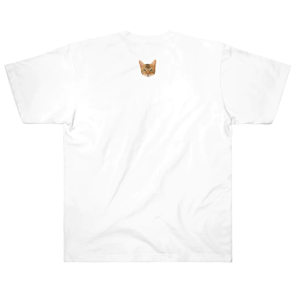 utouch_の猫【顔】 Heavyweight T-Shirt