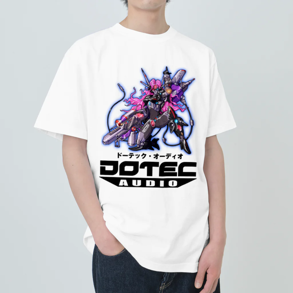 DOTEC-AUDIO（ドーテック・オーディオ）のDee-Chan(ロゴ） ヘビーウェイトTシャツ