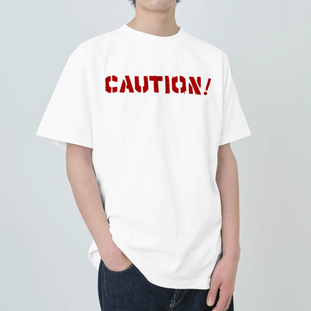 alt_203のCAUTION ヘビーウェイトTシャツ
