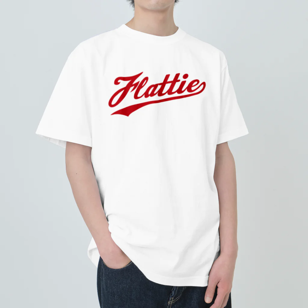 JEWEL's FARMのFLATTIE カレッジロゴ（R） Heavyweight T-Shirt