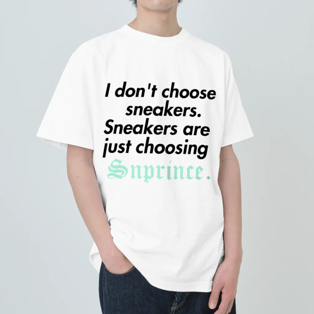 王子のアパレル SnprinceのSnprince Statement logo ヘビーウェイトTシャツ