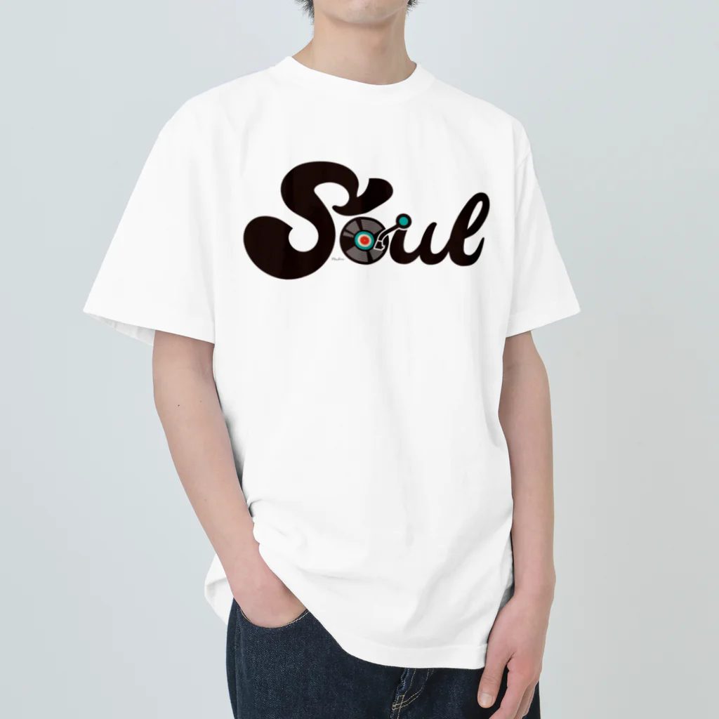 mrsJONESのSoul / レコード ヘビーウェイトTシャツ