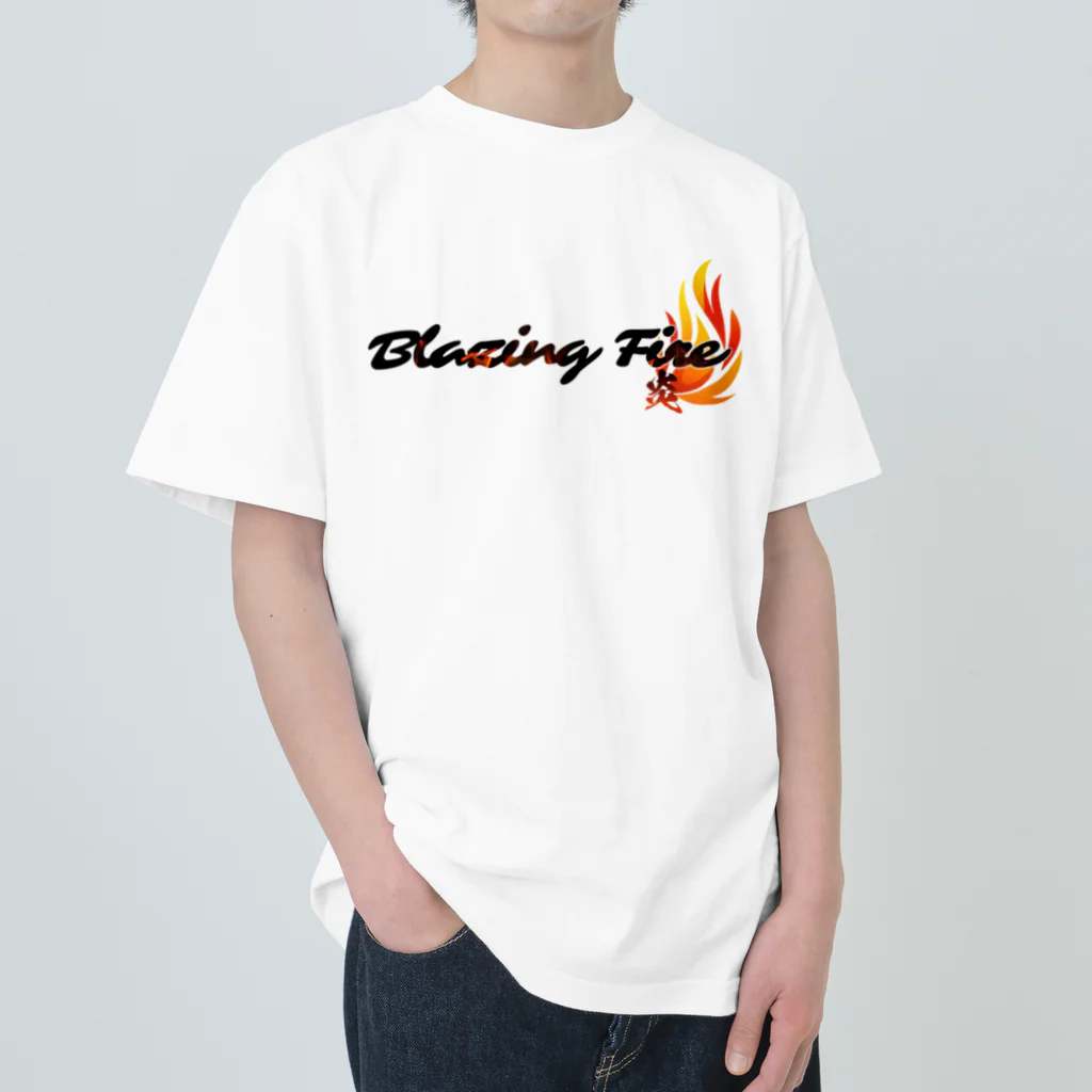 ArayashikI_Japanの炎-Blazing Fire-【淡色系アパレル】 Heavyweight T-Shirt