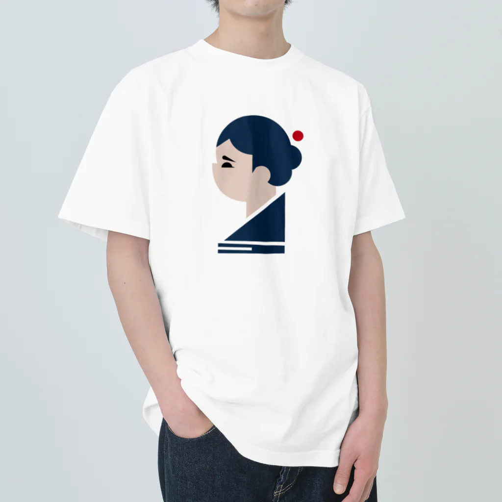 林家つる子真打昇進記念Tシャツの林家つる子真打昇進記念Tシャツ Heavyweight T-Shirt