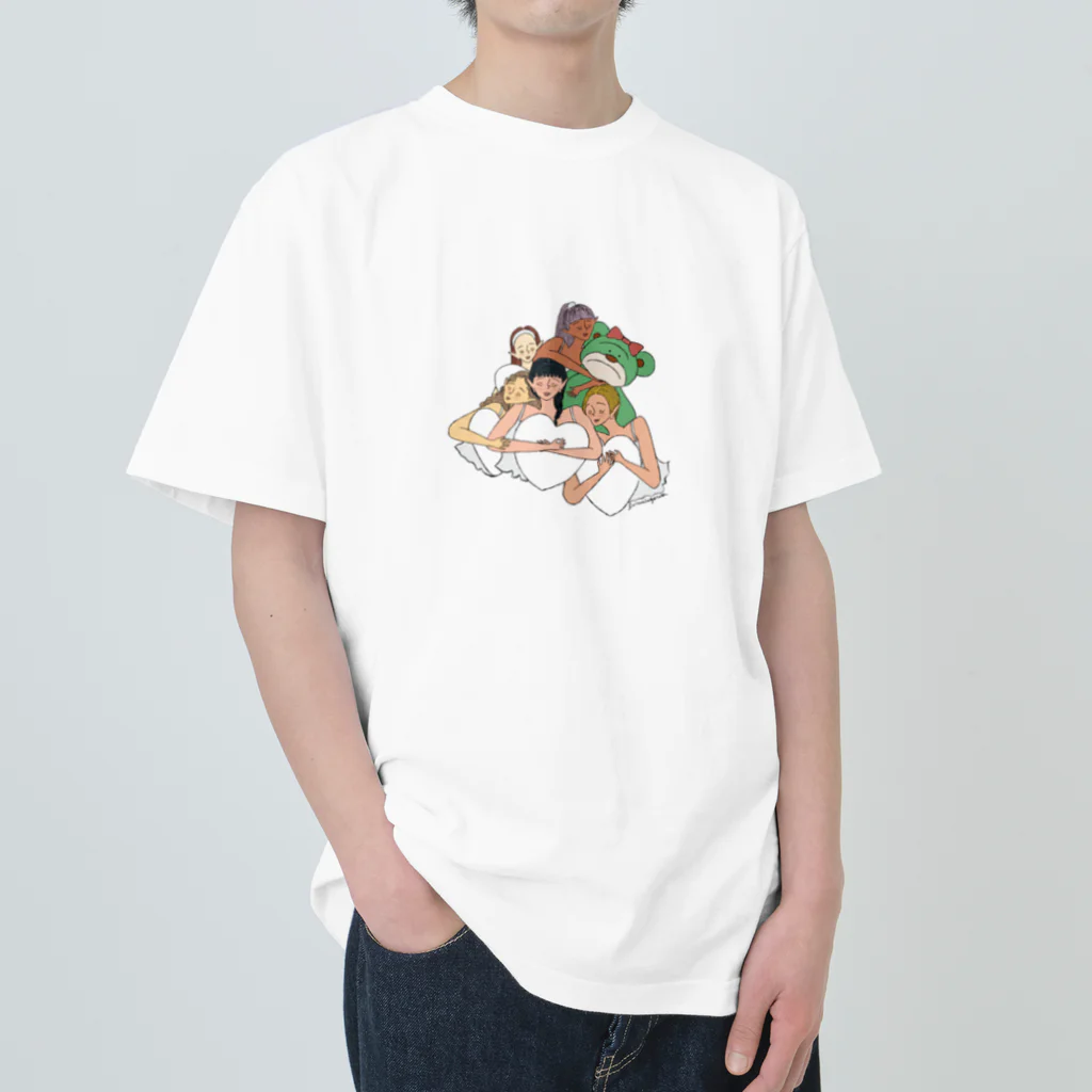 goods shop ''swimpool''のみんなかわいい ヘビーウェイトTシャツ