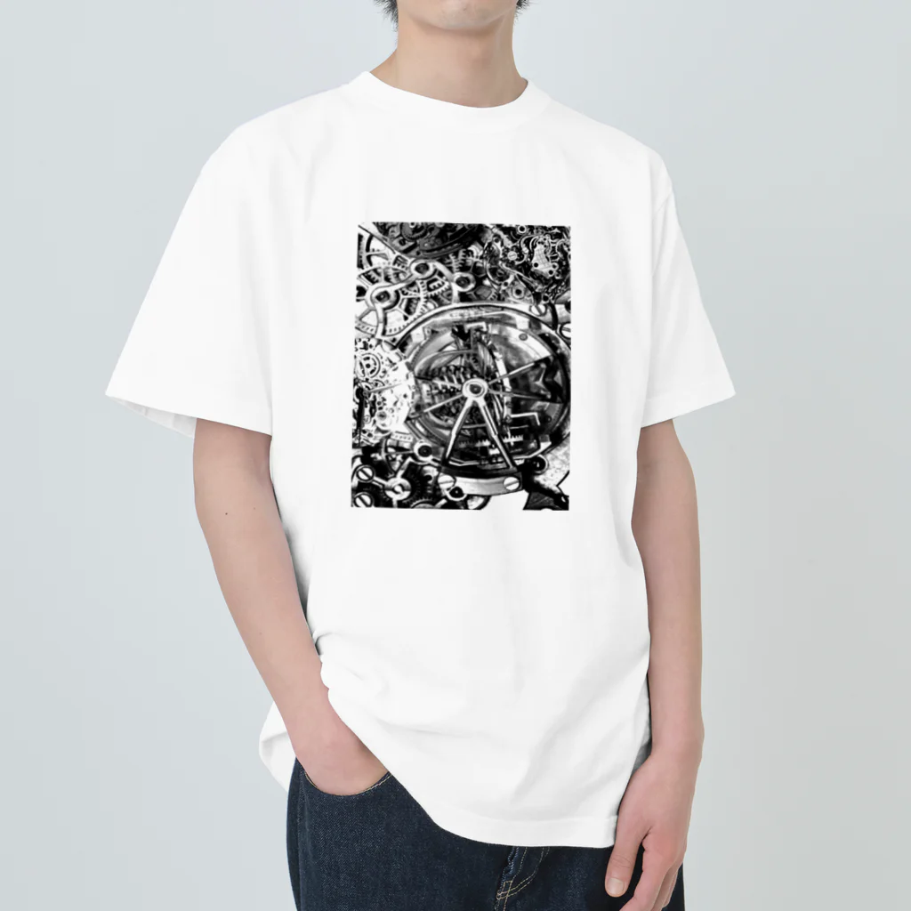 みにゃ次郎のMysterious(Ｂ) ヘビーウェイトTシャツ