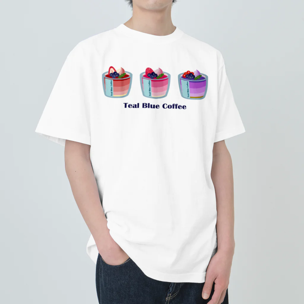 Teal Blue CoffeeのSpecial strawberry ヘビーウェイトTシャツ