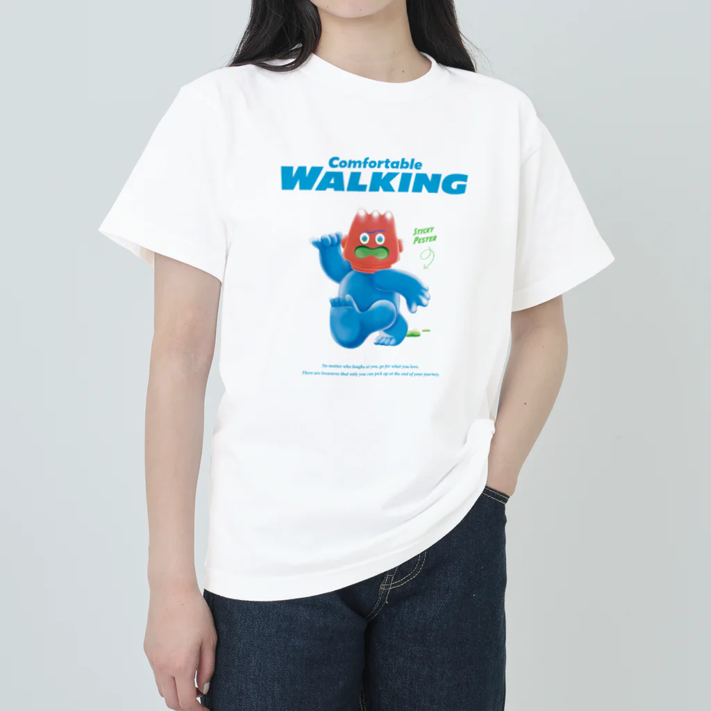 yamaguchi_shunsuke_のComfortable WALKING ー STICKY PESTER ー ヘビーウェイトTシャツ