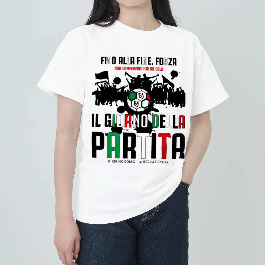 Yoshitomosのmi chiamo gobbo 3 IL GIORNO DELLA PARTITA ヘビーウェイトTシャツ