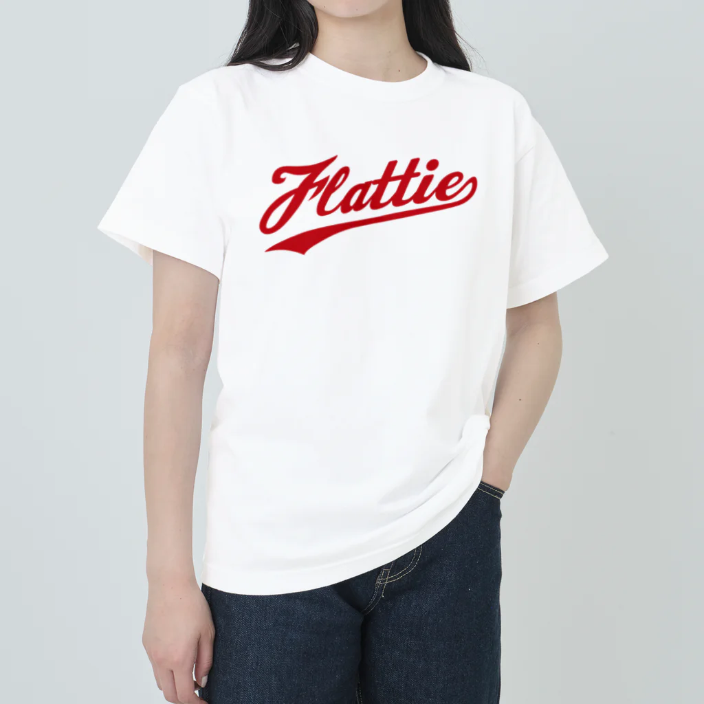 JEWEL's FARMのFLATTIE カレッジロゴ（R） Heavyweight T-Shirt