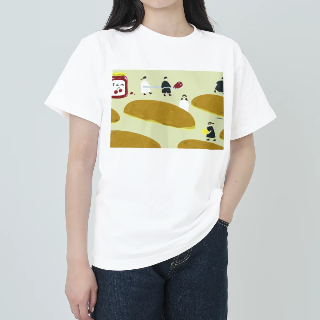 koharuの朝食こうじょう ヘビーウェイトTシャツ