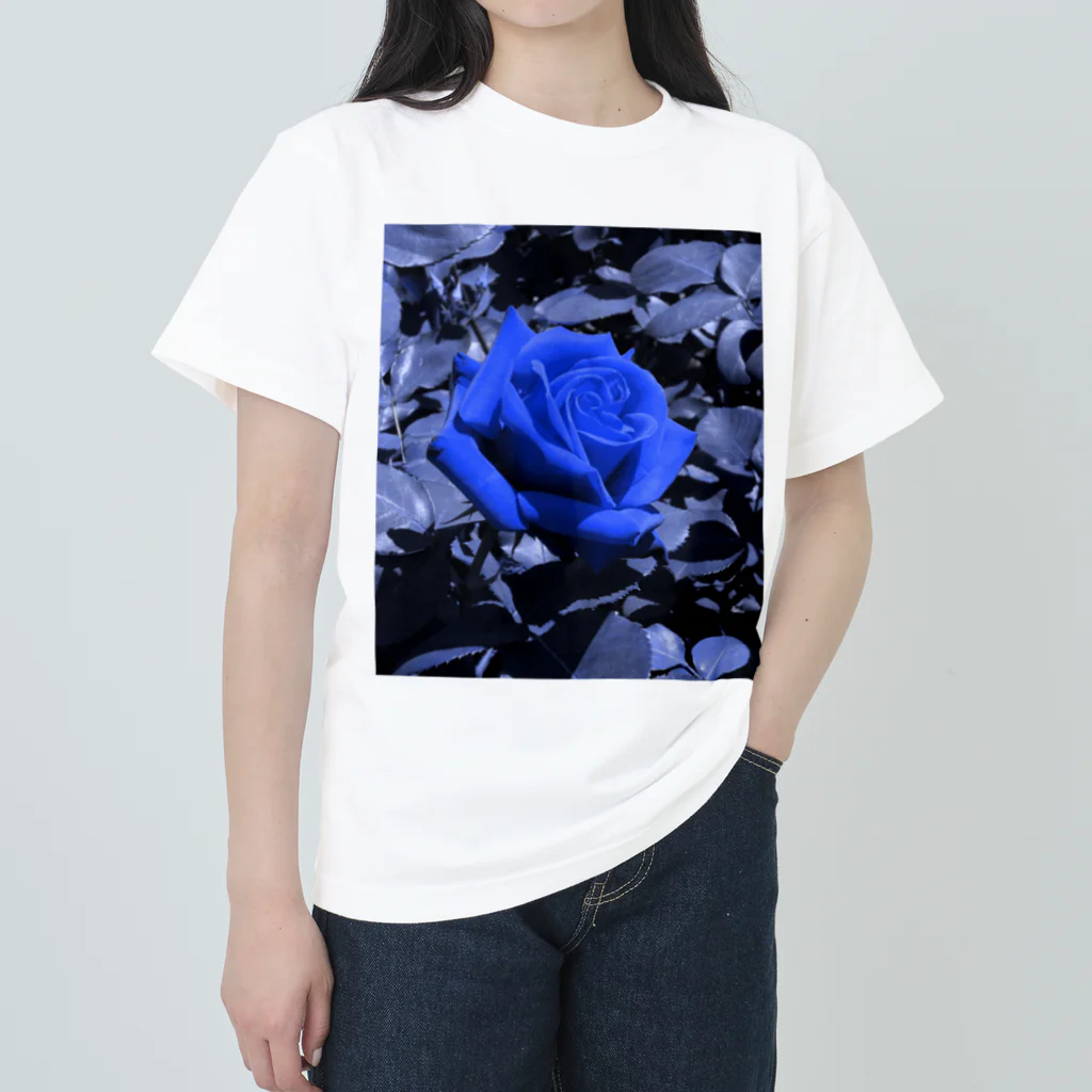 hsh2006のRose(Blue) ヘビーウェイトTシャツ