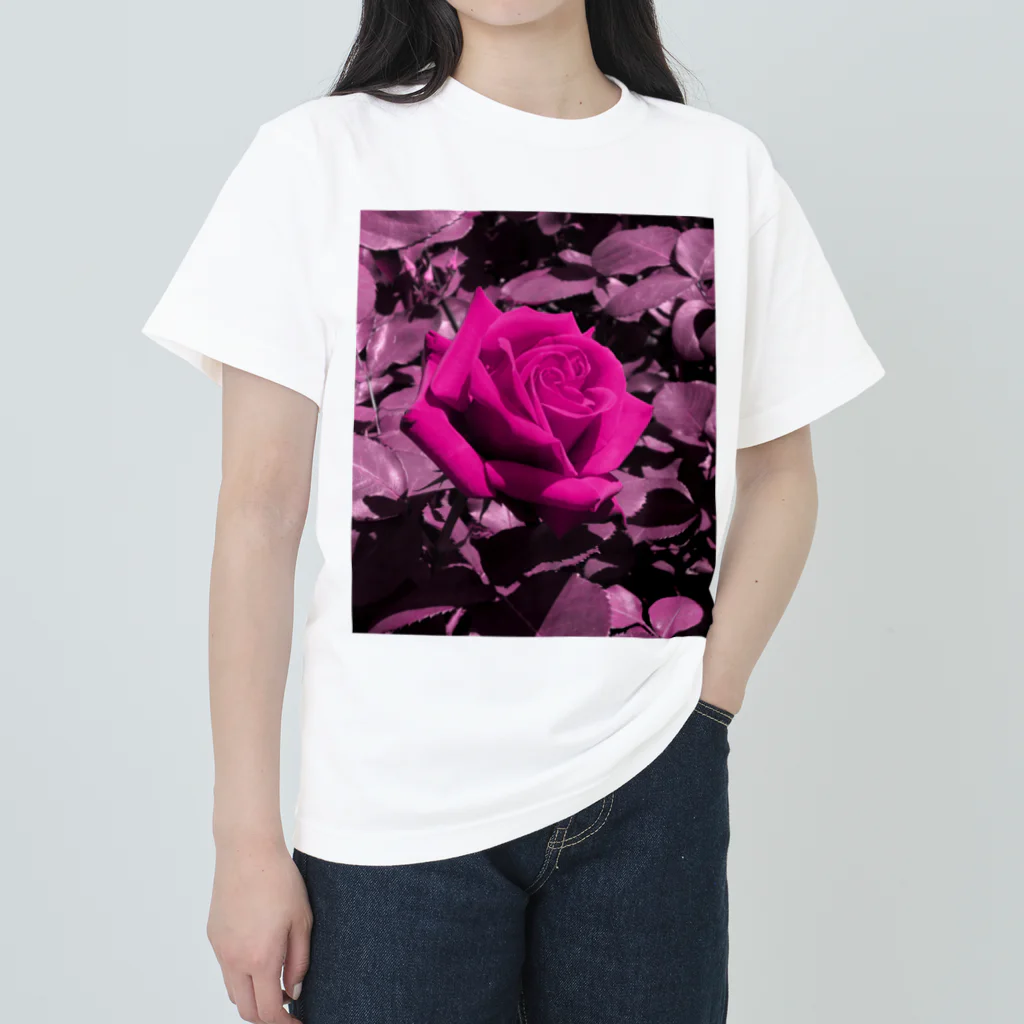 hsh2006のRose(Magenta) Heavyweight T-Shirt