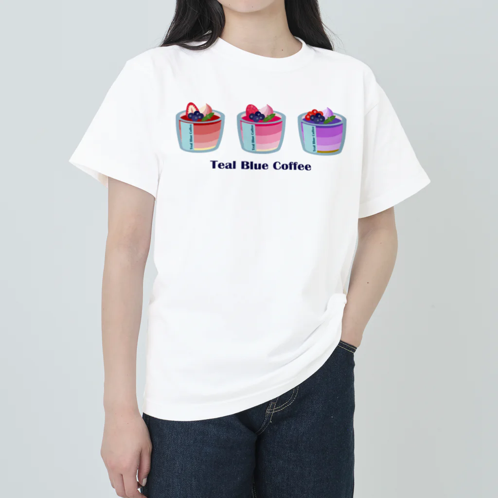 Teal Blue CoffeeのSpecial strawberry ヘビーウェイトTシャツ