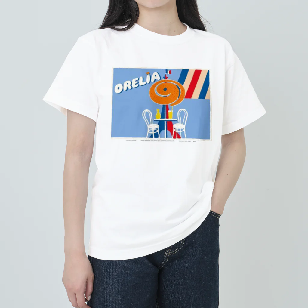 YS VINTAGE WORKSのフランス　オランジーナ・ORELIA　トリコロール Heavyweight T-Shirt