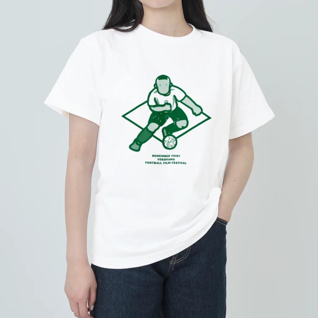 ヨコハマ・フットボール映画祭メガストアのフェノメノ（ヘビーウェイトフロントプリント） Heavyweight T-Shirt