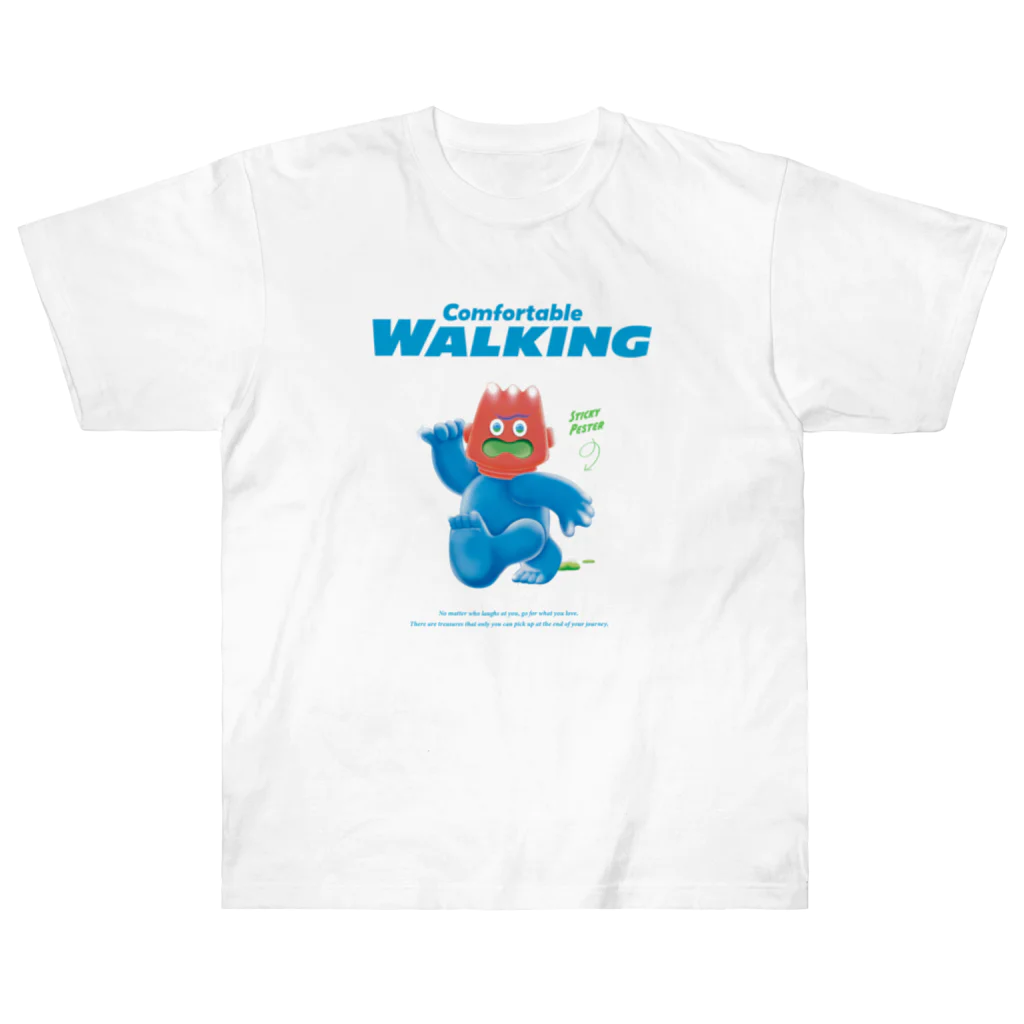 yamaguchi_shunsuke_のComfortable WALKING ー STICKY PESTER ー ヘビーウェイトTシャツ