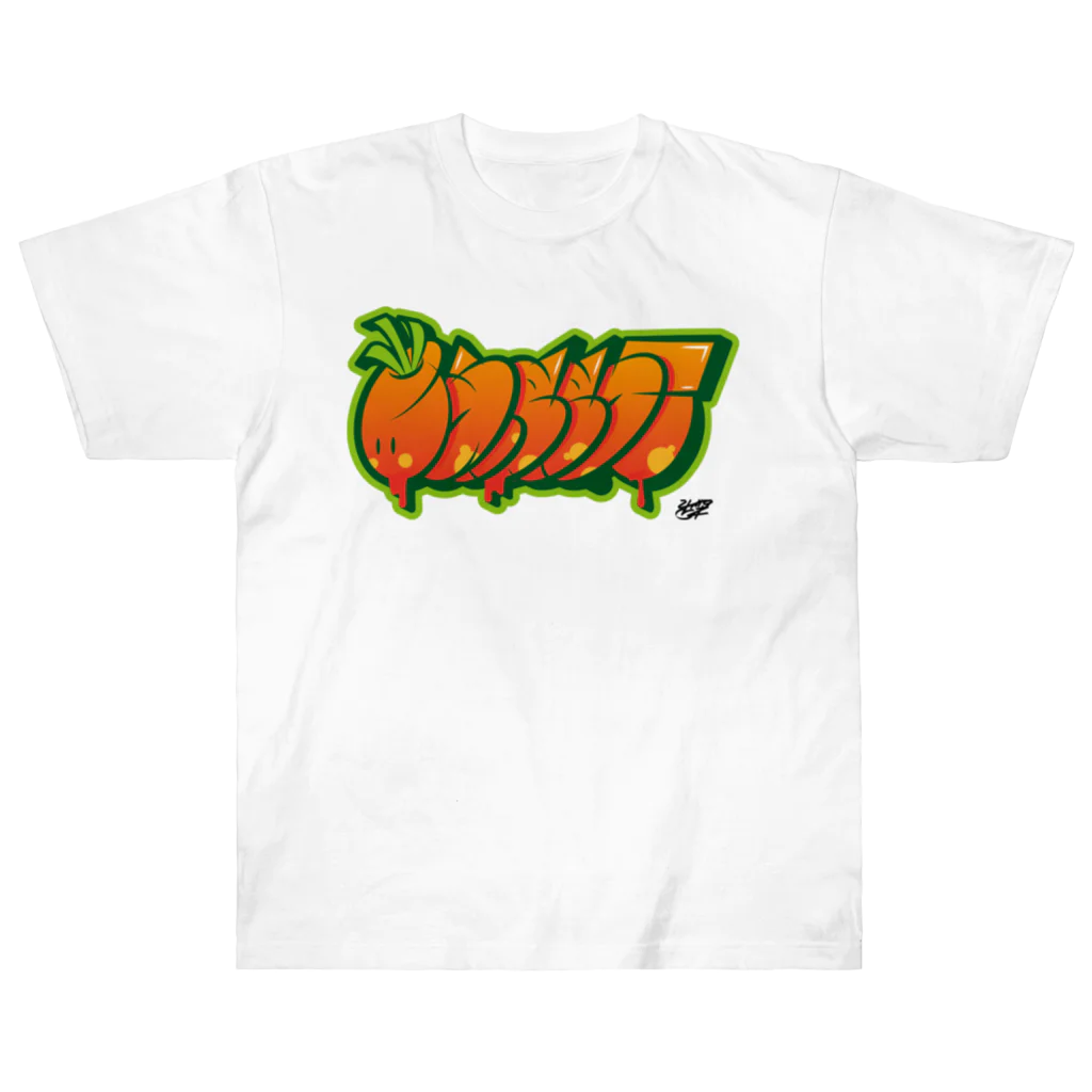 FOOD_GRAFFITI26のCARROT ヘビーウェイトTシャツ