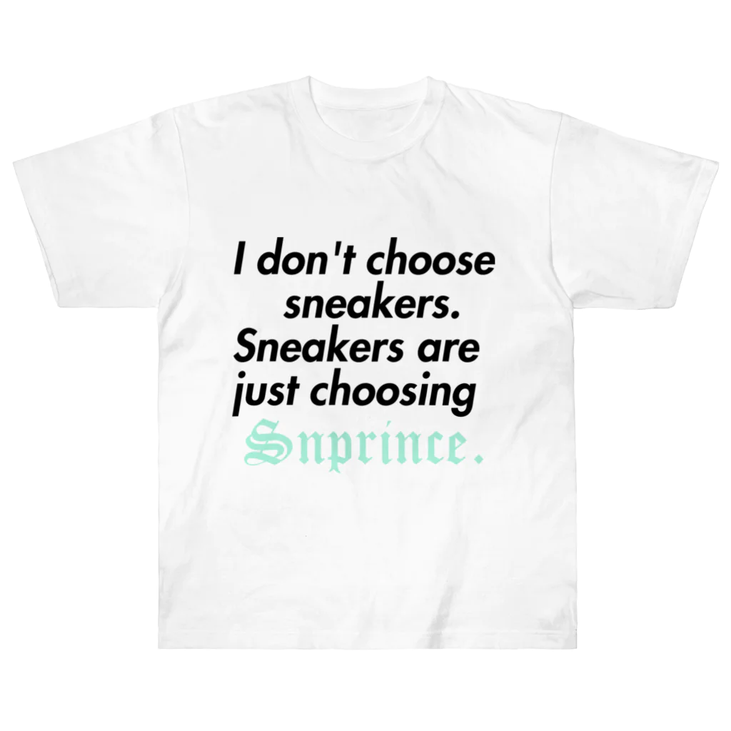 王子のアパレル SnprinceのSnprince Statement logo ヘビーウェイトTシャツ