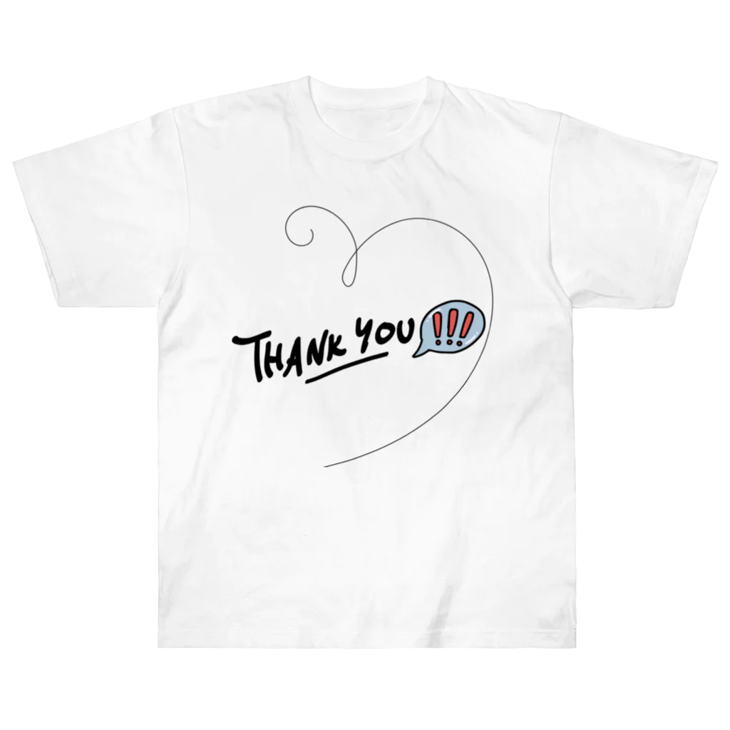 Connect Happiness DesignのThank you!!! ヘビーウェイトTシャツ