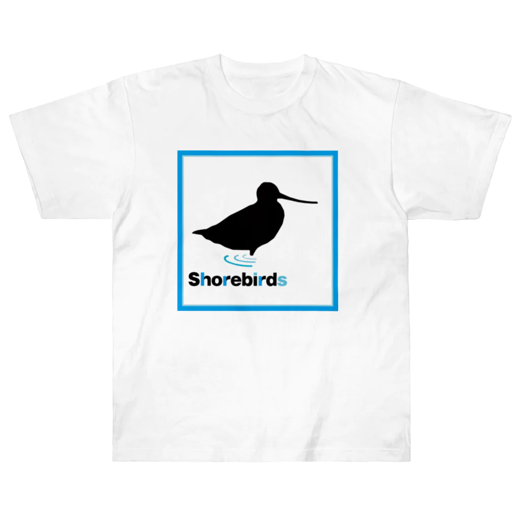 Onipi_workのShorebirds-オオソリハシシギ２ ヘビーウェイトTシャツ