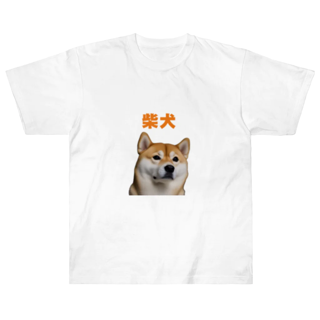 SSYmerketの Cute Shiba Inu Print Original Goods Heavyweight T-Shirt