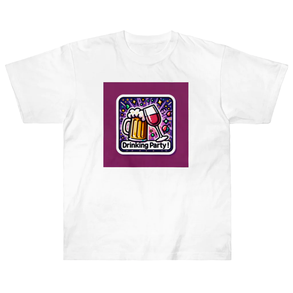 りゅうちゃんストアの飲み会、Drinking Party、ビール＆ワイン編 Heavyweight T-Shirt