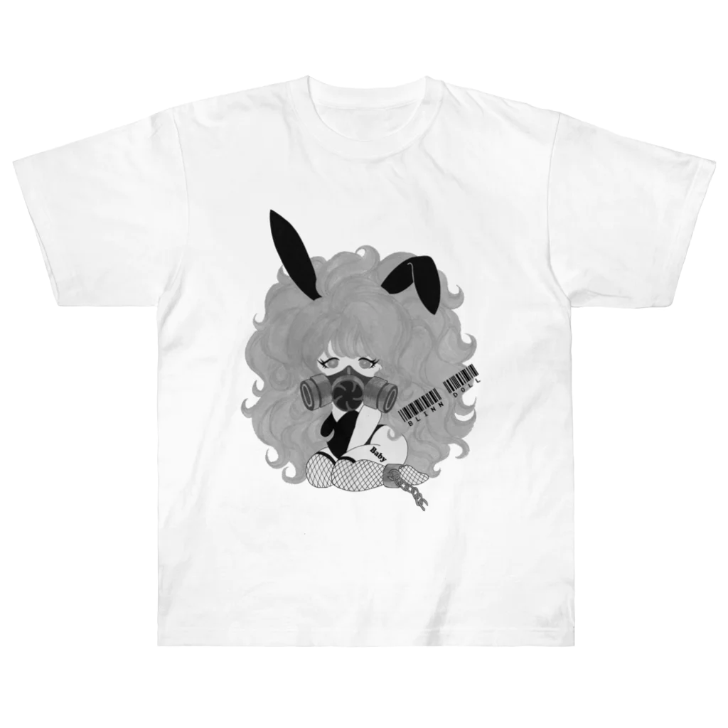 うららのすけのヒトリアソビのBlinnDoll❤D Heavyweight T-Shirt