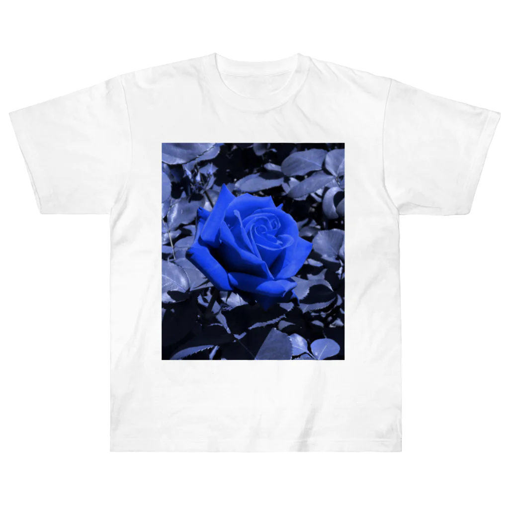 hsh2006のRose(Blue) Heavyweight T-Shirt