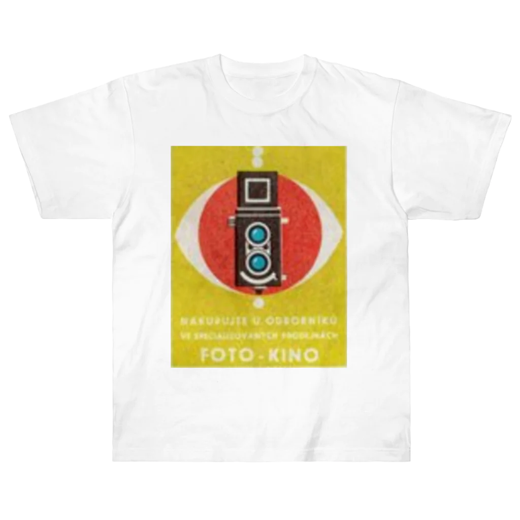 YS VINTAGE WORKSのチェコ　二眼カメラ ヘビーウェイトTシャツ