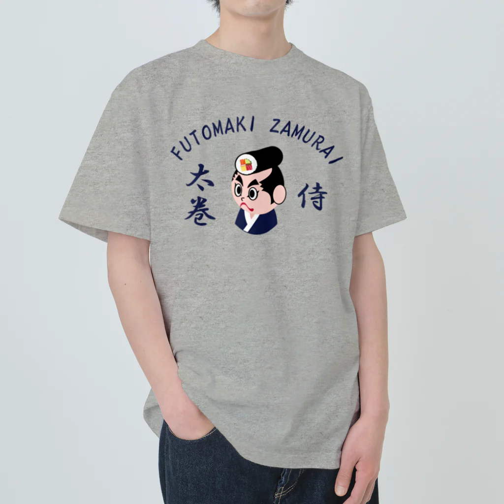 キッズモード某の太巻ざむらい Heavyweight T-Shirt