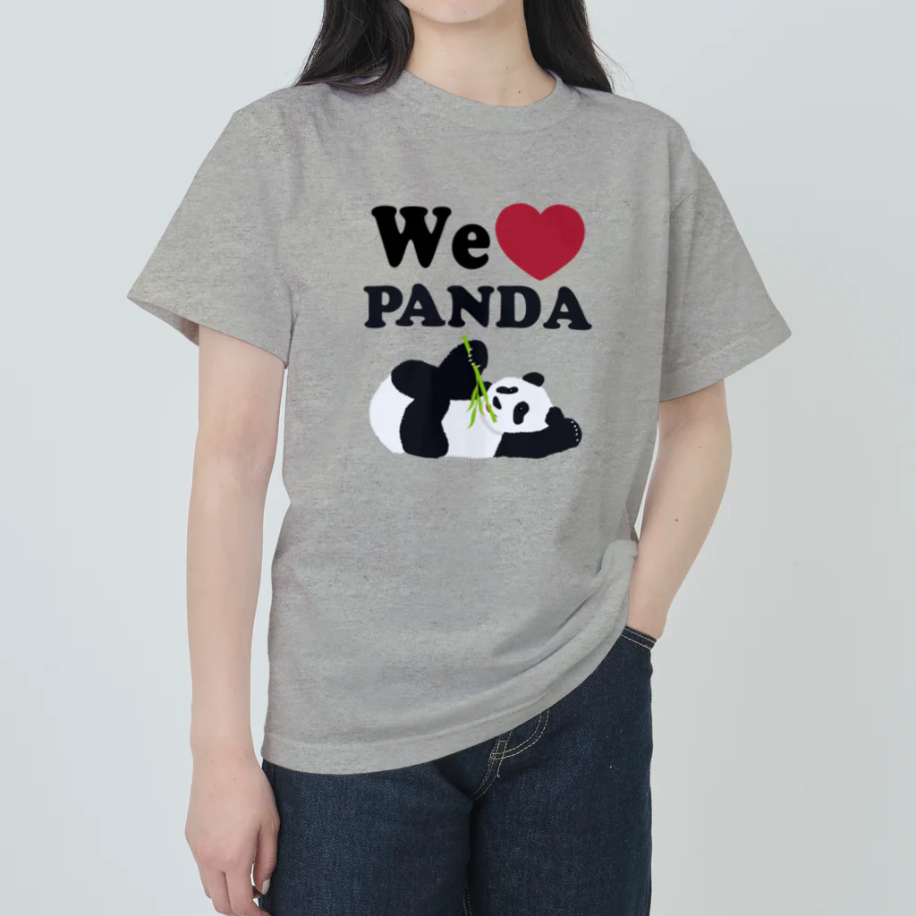 キッズモード某のwe love パンダ ヘビーウェイトTシャツ