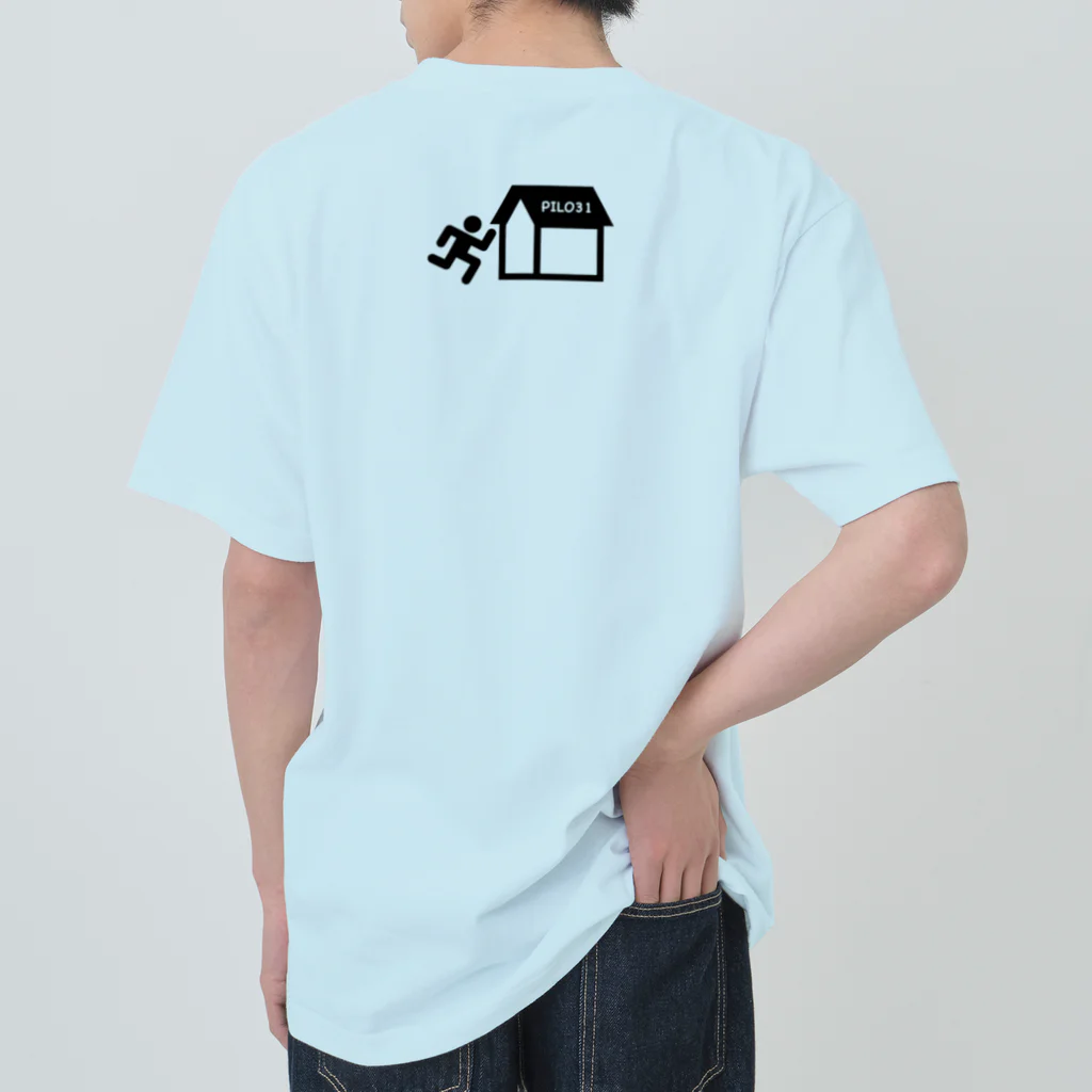 PILO31のポケベル世代 ヘビーウェイトTシャツ