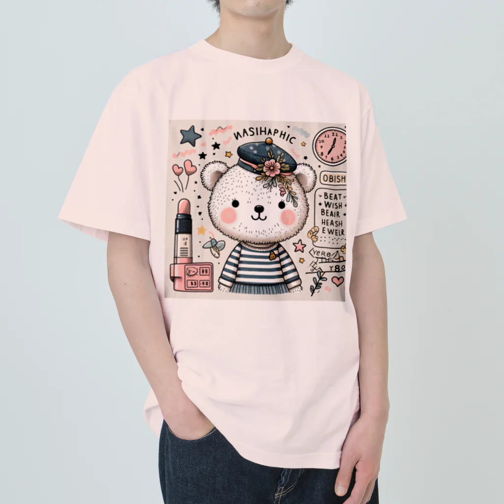 　  　✤ れもん＆ルイ✤の🌸お買い物　くまちゃん ヘビーウェイトTシャツ