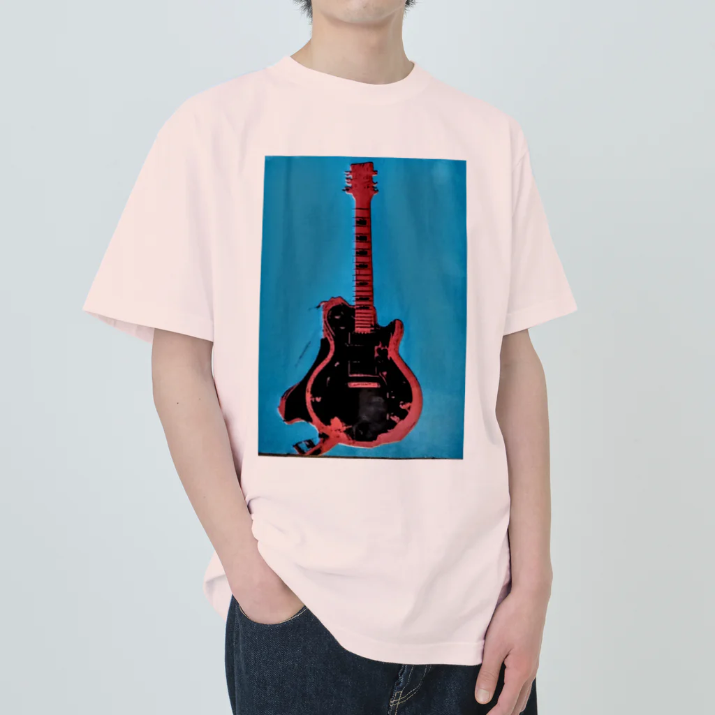 Rock★Star Guitar School 公式Goodsのアンディ・ギター・ウォーホール ヘビーウェイトTシャツ