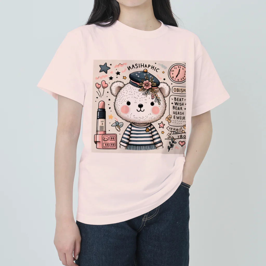 　  　✤ れもん＆ルイ✤の🌸お買い物　くまちゃん ヘビーウェイトTシャツ