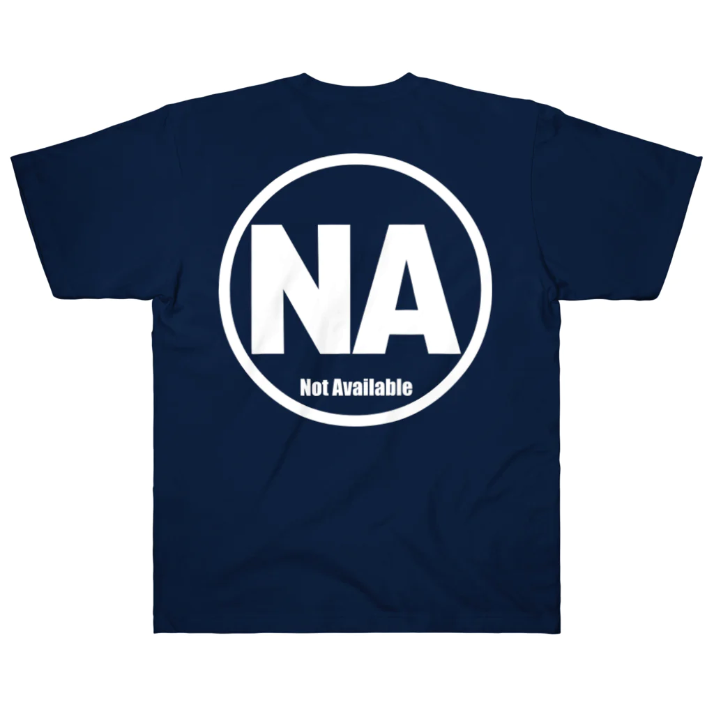 榛名山ツーリングショップのNA - Not Available 白文字 Heavyweight T-Shirt
