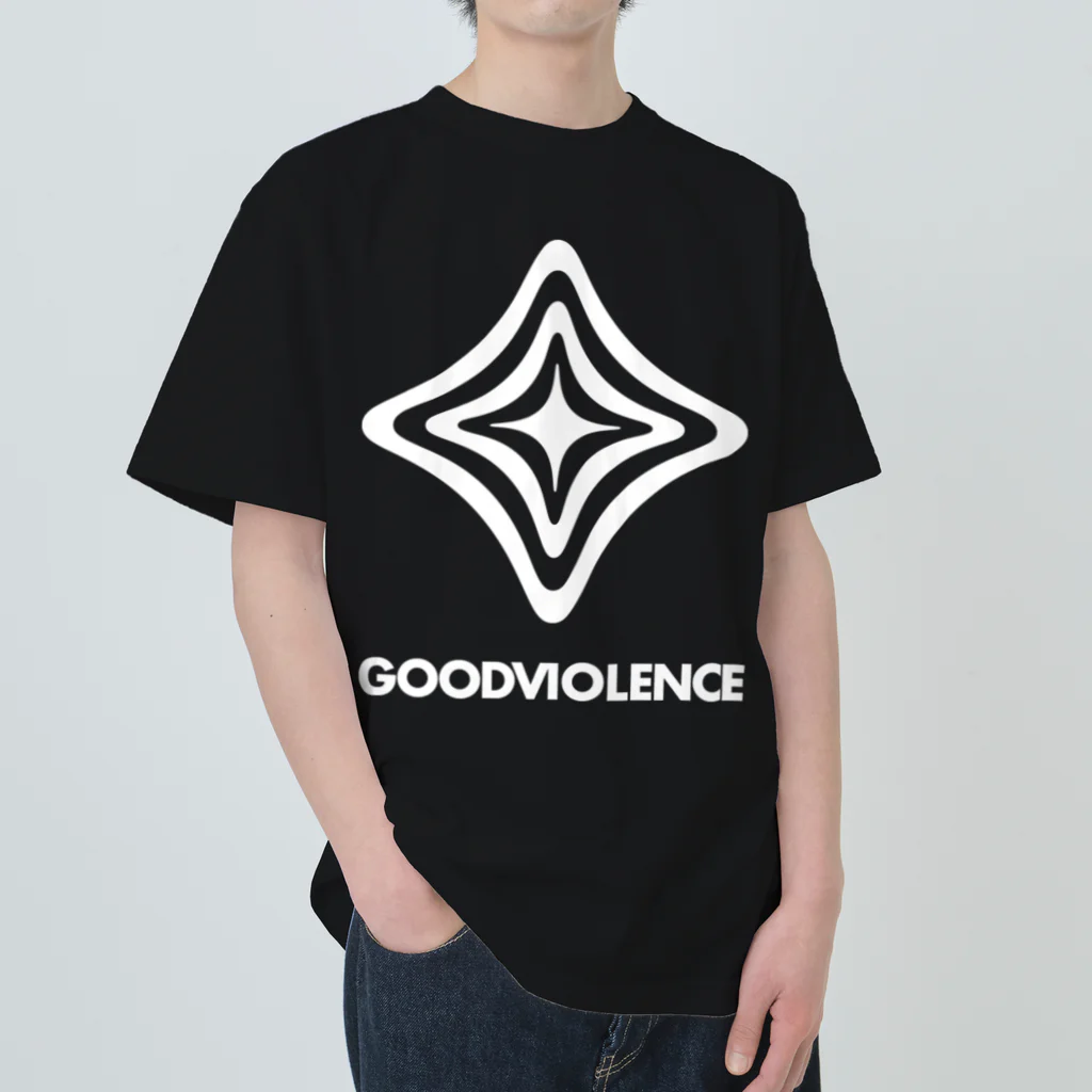 GOOD VIOLENCE STOREのビューティフルロゴ ヘビーウェイトTシャツ