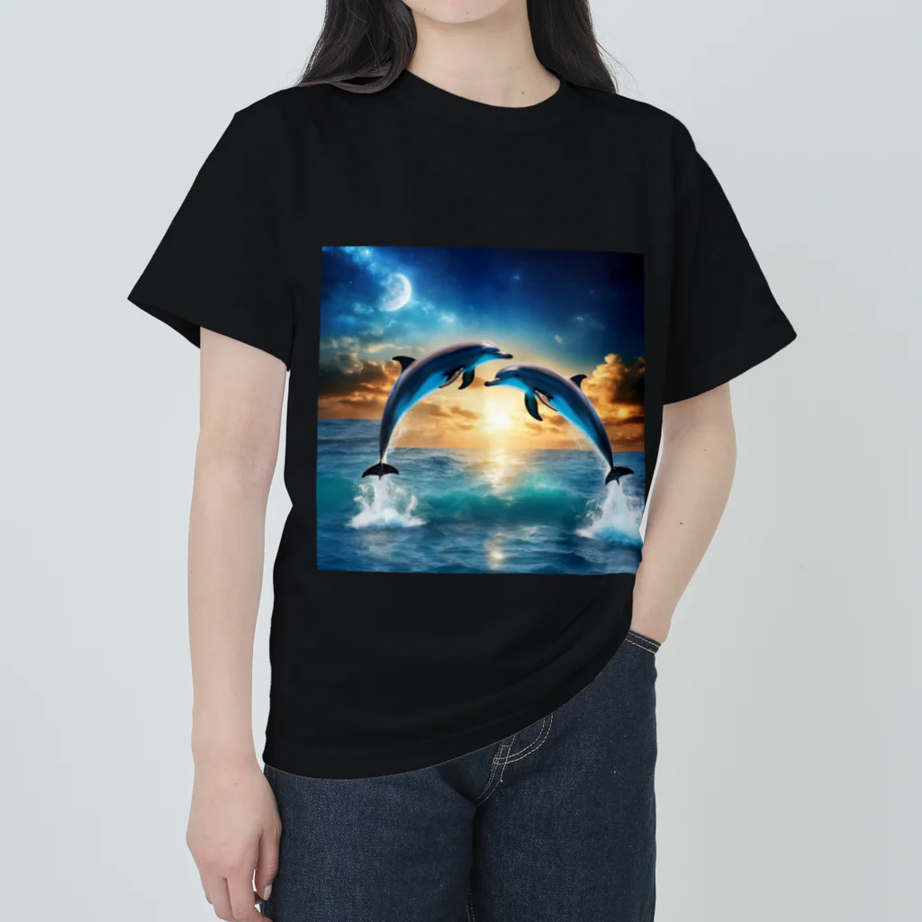 SAKAMOTO商店のoccasus solis　Delphinus ヘビーウェイトTシャツ