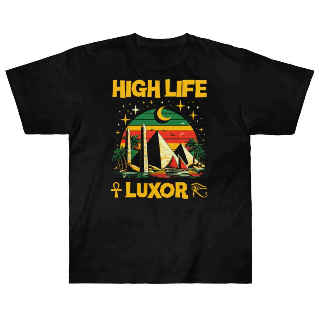 HIGH LIFE designsのHIGH LIFE LUXOR ピラミッド シリーズ ヘビーウェイトTシャツ