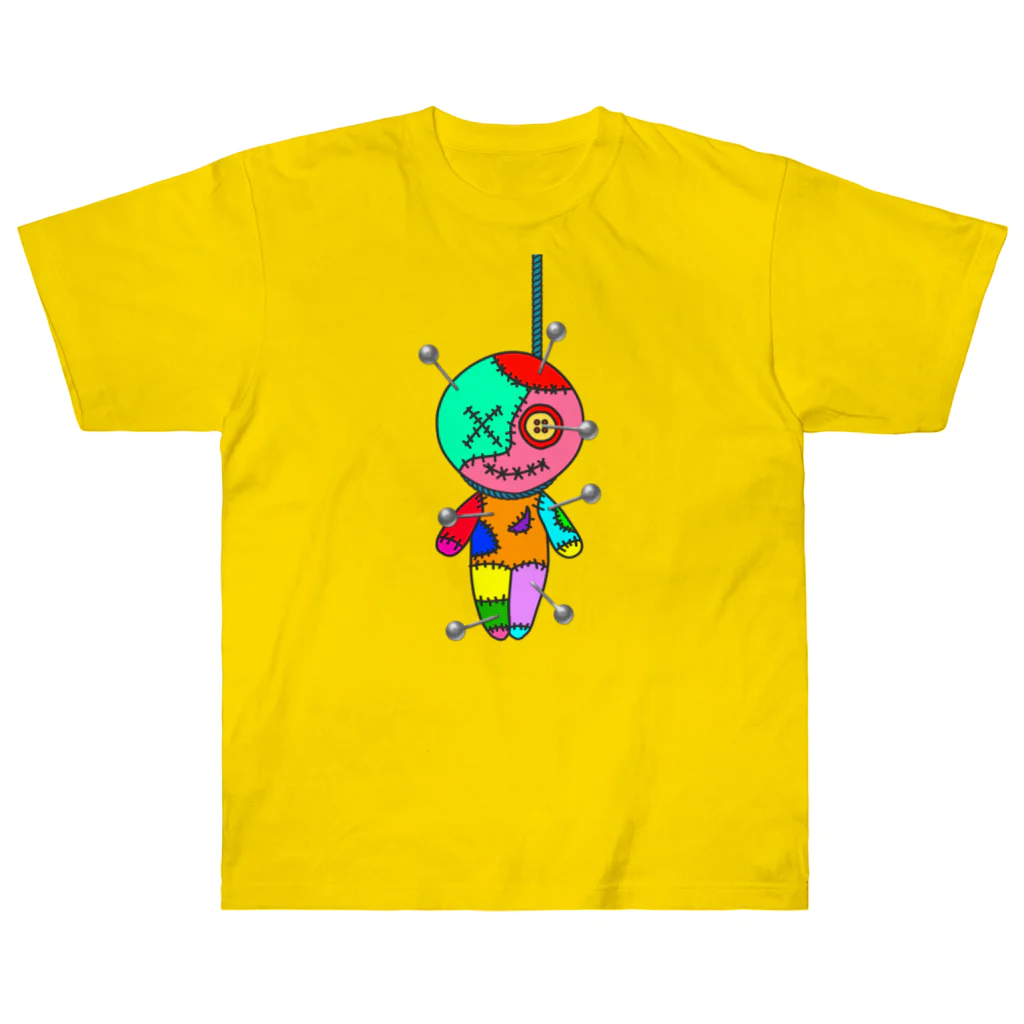 Ａ’ｚｗｏｒｋＳのHANGING VOODOO DOLL with PINS Heavyweight T-Shirt