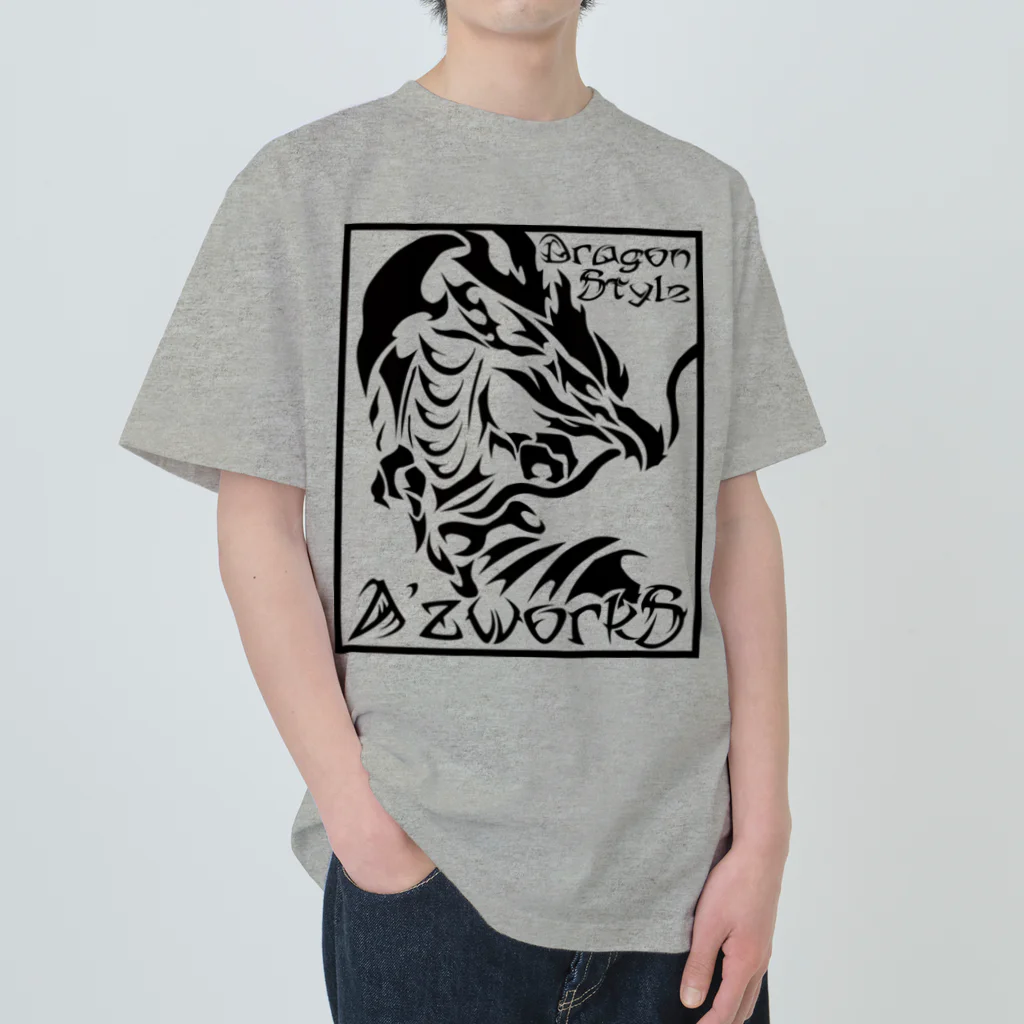 Ａ’ｚｗｏｒｋＳの黒龍 Heavyweight T-Shirt