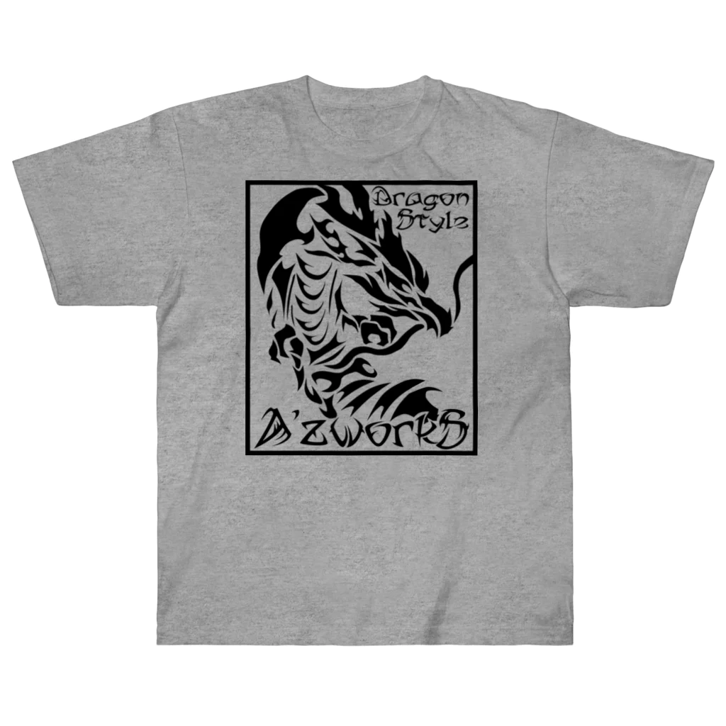 Ａ’ｚｗｏｒｋＳの黒龍 Heavyweight T-Shirt